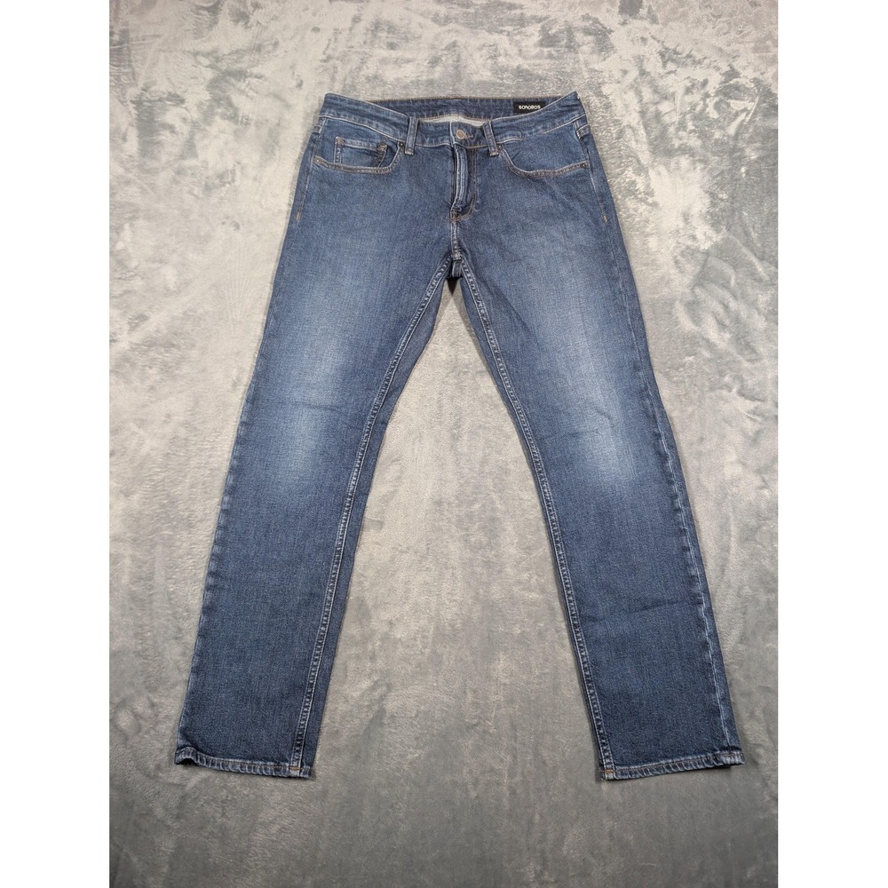 Bonobos Jeans Mens 30x30 Blue Slim Straight Stretch Denim Medium Wash Pants